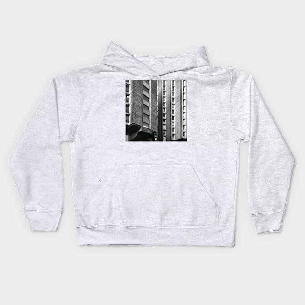 St Giles Hotel &amp; YMCA, London, Ellsworth Sykes Partnership Kids Hoodie by bertmango